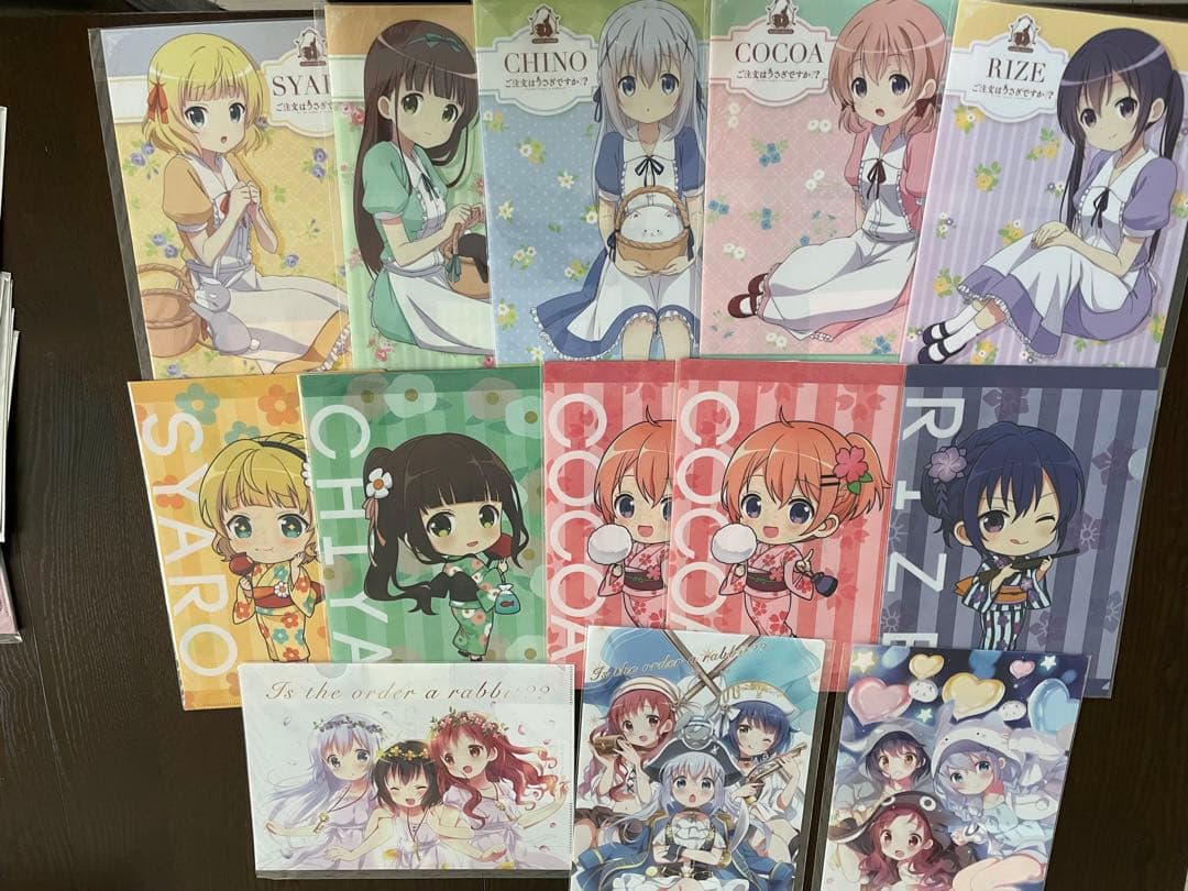 バラ売り可　ご注文はうさぎですか？　クリアファイル