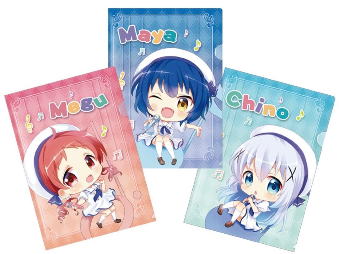 バラ売り可　ご注文はうさぎですか？　クリアファイル