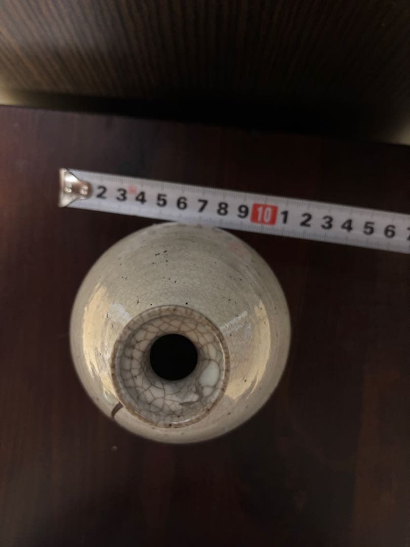 西岡小十　絵粉引　えこひき　徳利