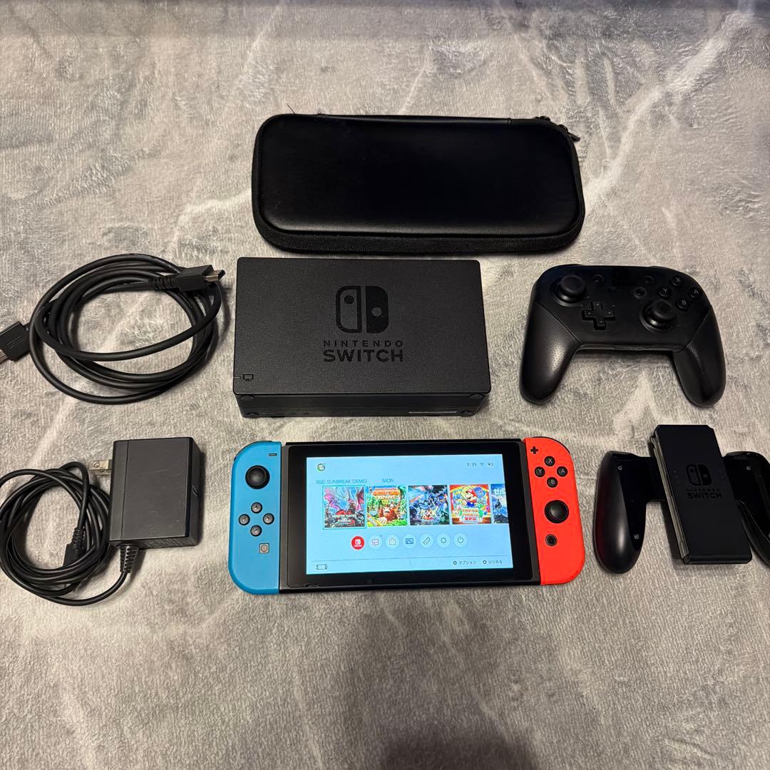 【箱無し】Nintendo Switch 本体 第1世代　 コントローター付