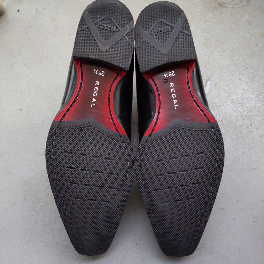 REGAL ビジネスシューズ　スクエアトゥ　21FR 黒　26 1/2　[美品]