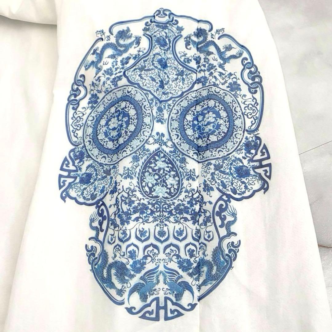 A13602 美品 ジュンヤワタナベ 22ss スカル　サルエルワイドパンツ　白