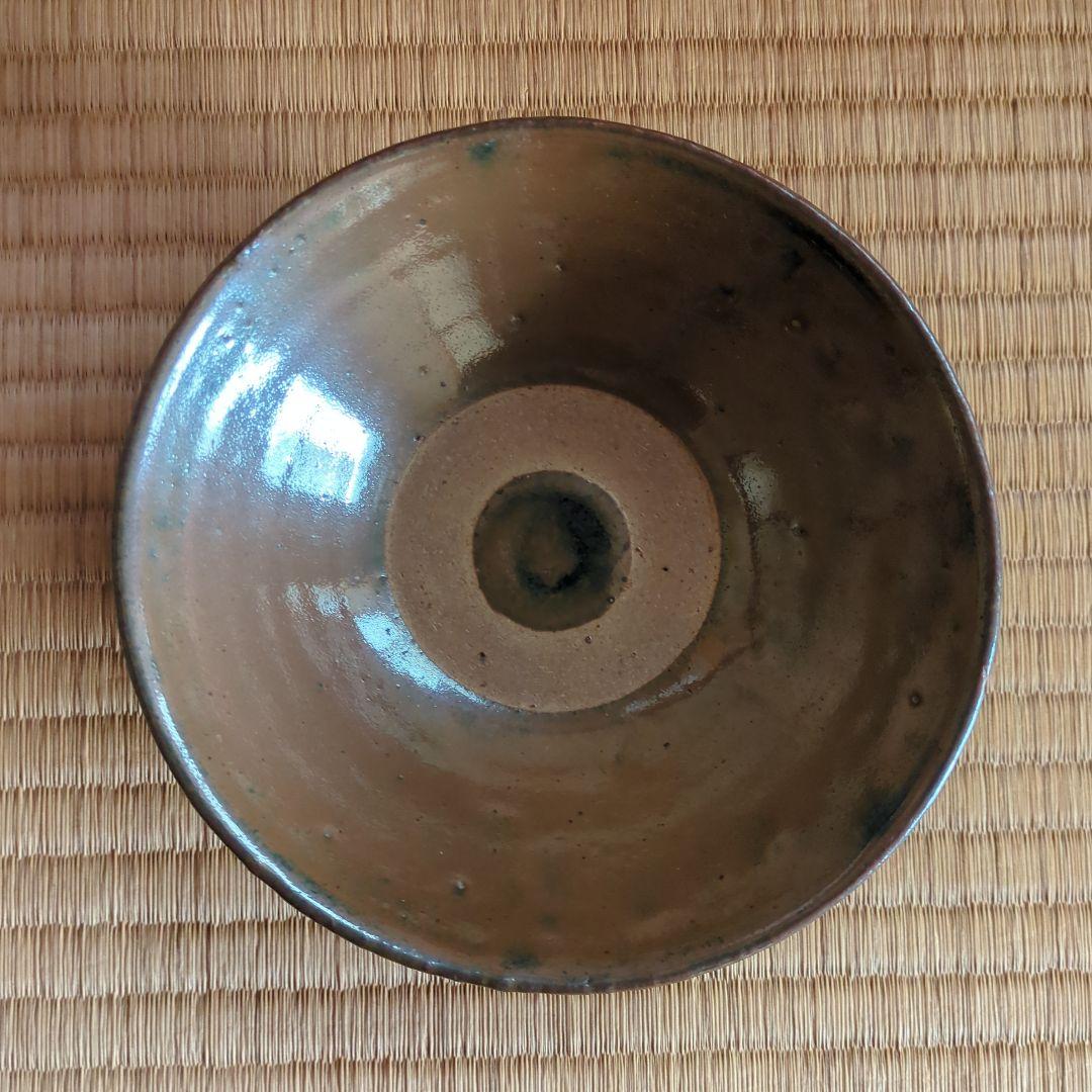 柿茶碗 木箱付き　茶道具　古美術　骨董　中国　磁州窯