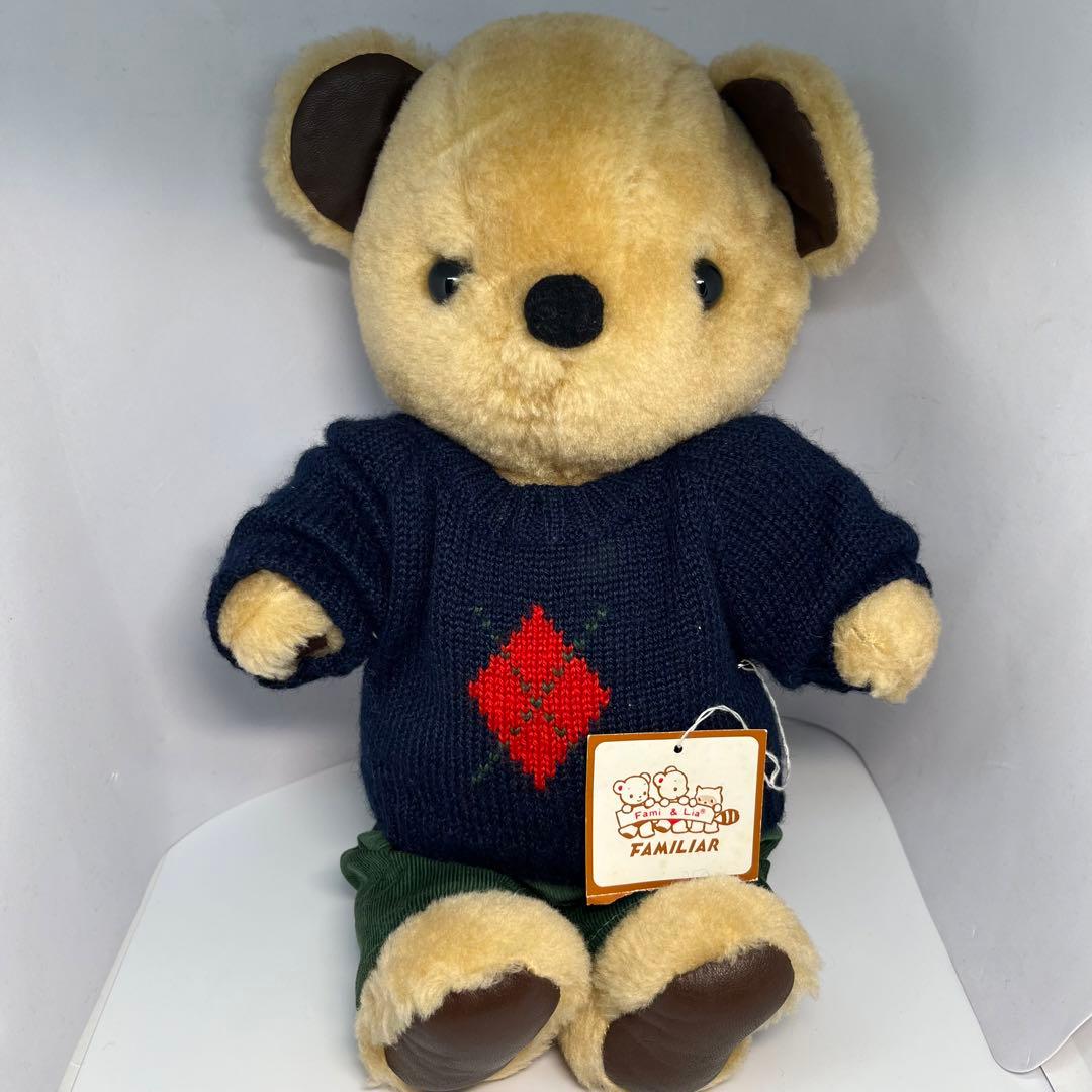 【希少・タグ付き】ファミリア　ファミちゃん　セーター　ぬいぐるみ