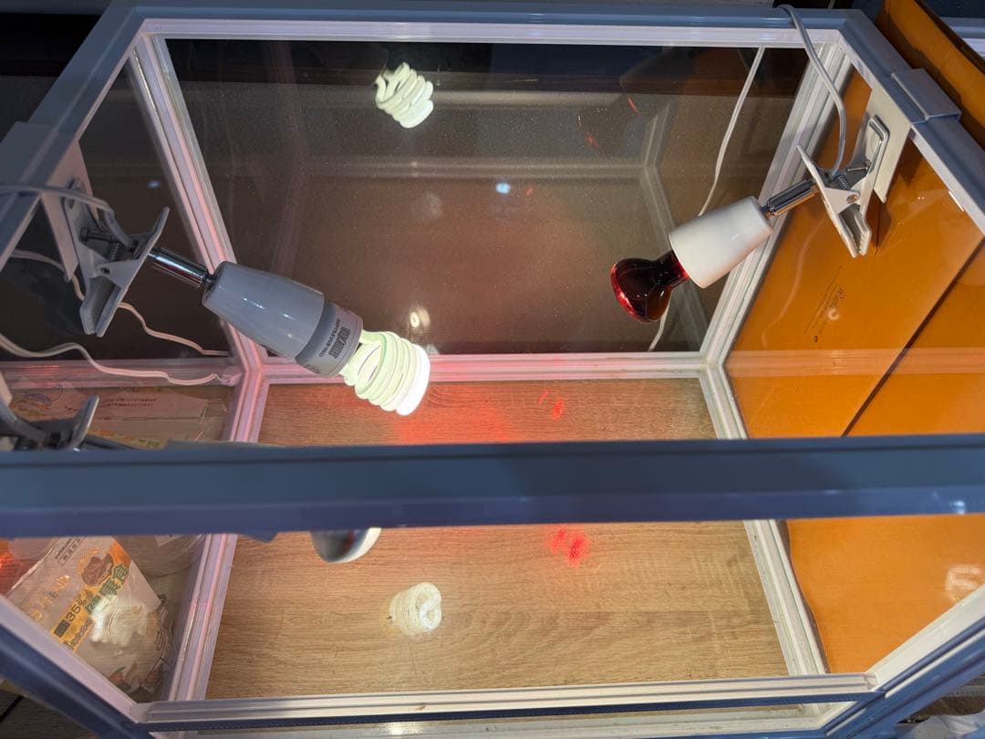 ア*ー様 爬虫類 ケージ バスキングライト フトアゴヒゲトカゲ