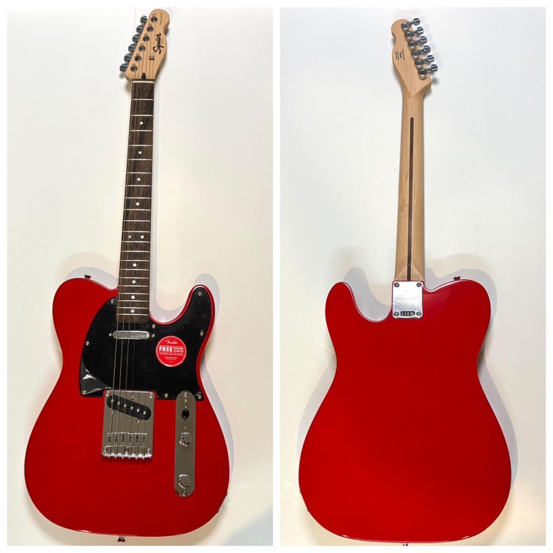 【極美品/傷なし】Squier by fender テレキャスター　赤　2023