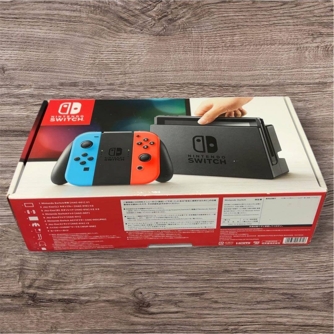 Nintendo Switch本体 ネオンブルー、レッド【動作確認済】