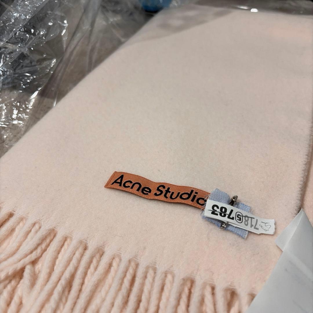 Acne Studios フリンジウールスカーフ マフラー200x45cm