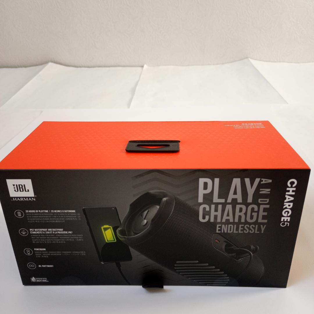 JBL CHARGE5 ブラック Bluetooth スピーカー 未開封品