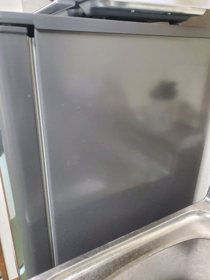 グレー 2ドア冷蔵庫 右開き