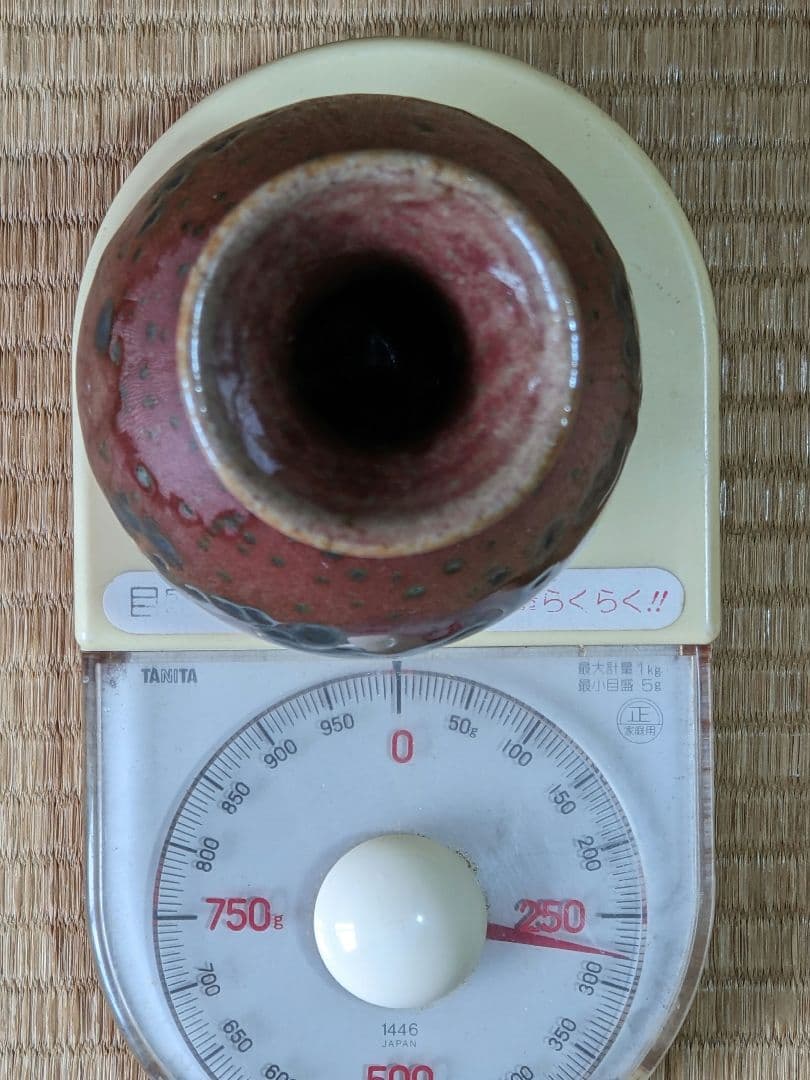 ♦中国 辰砂 銅紅釉 桃花紅瓶 花瓶 古玩 コレクション 骨董品 アンティーク