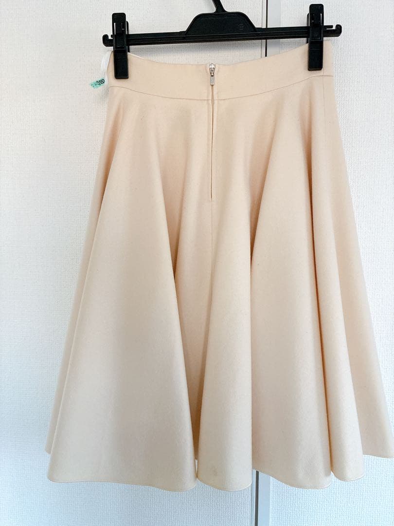 FOXEY フレアスカート 38 ホワイト