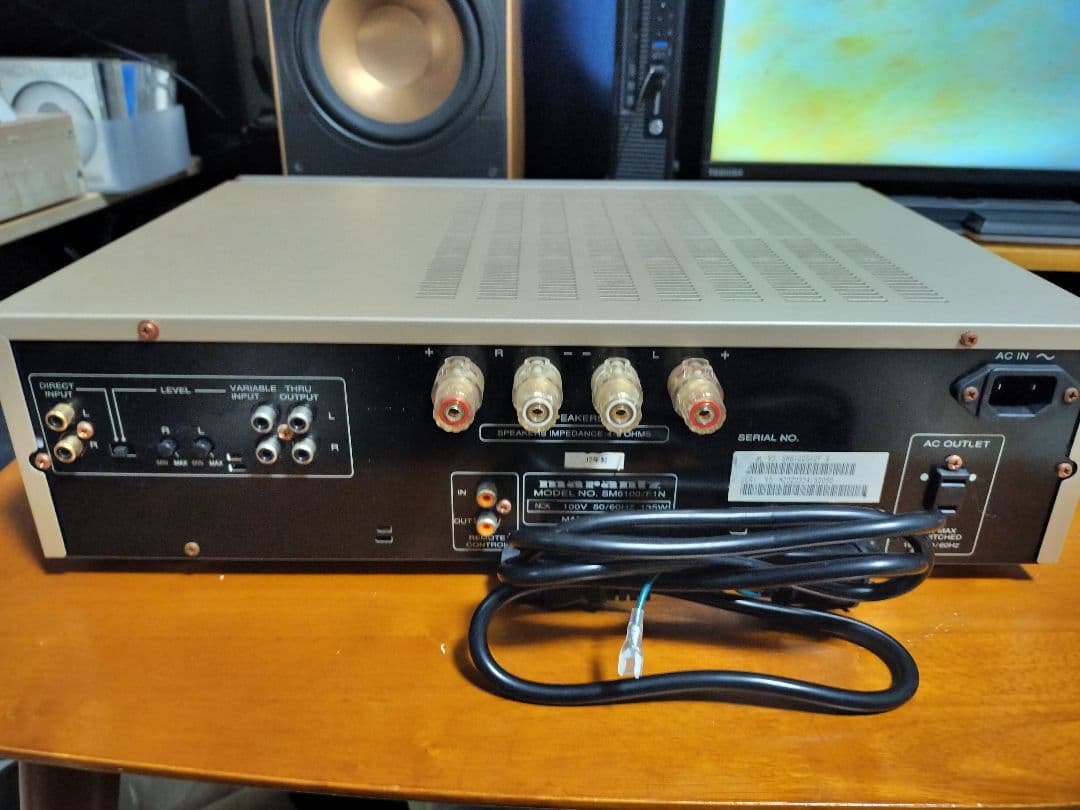最終 Marantz SM6100SA ver.2 マランツパワーアンプ