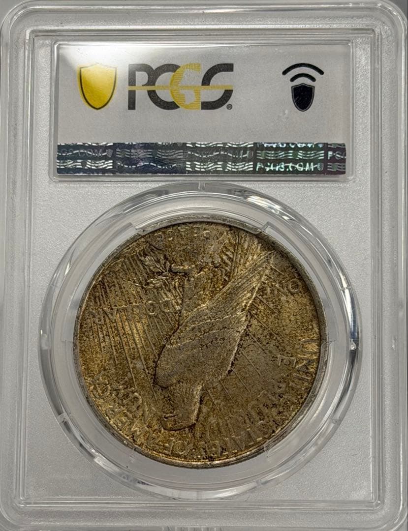 1923年アメリカピースダラー1ドル平和の女神大型銀貨 PCGS認証