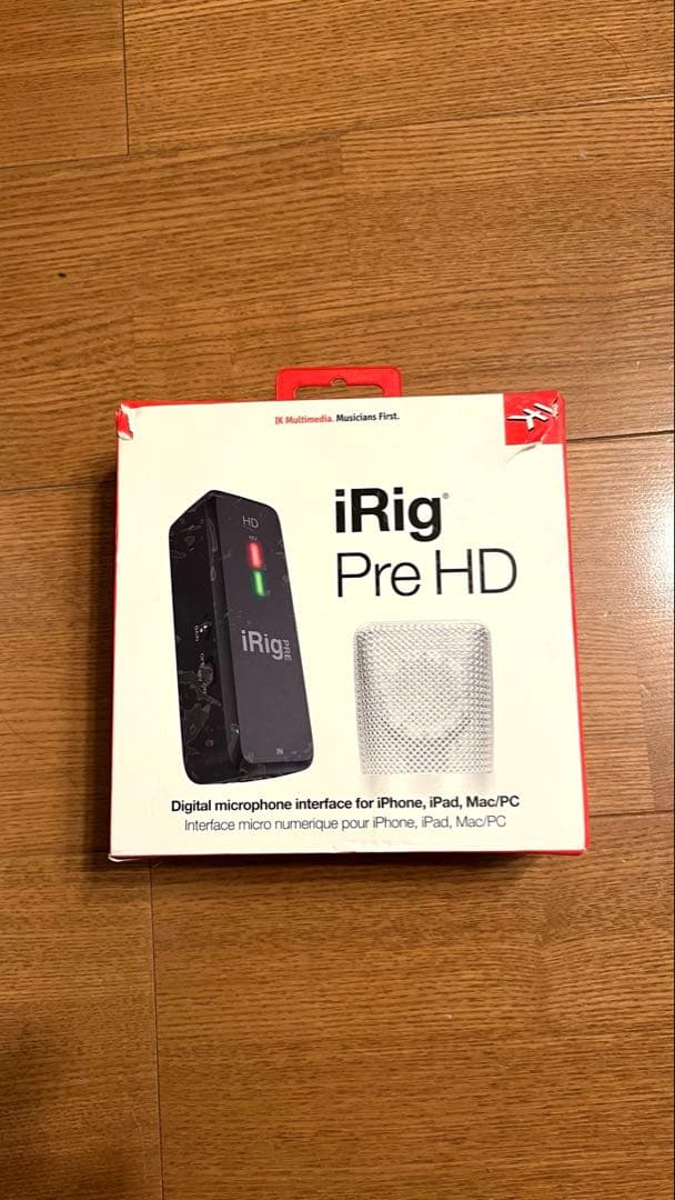 iRig Pre HD オーディオインターフェイス　iPhone対応