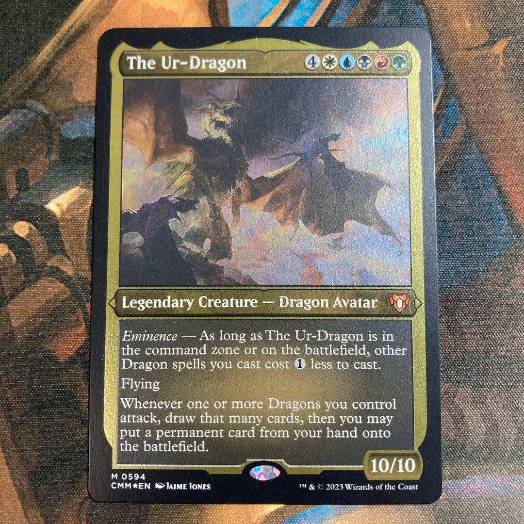 【MTG】【EN】【エッチングFoil】《始祖ドラゴン》