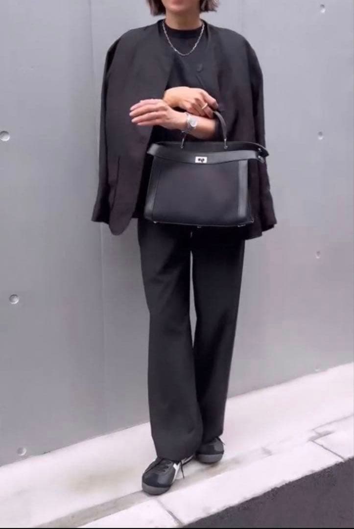 未使用級✨️michino PARIS　ミチノパリ　ルテスミニ　キャンバスレザー