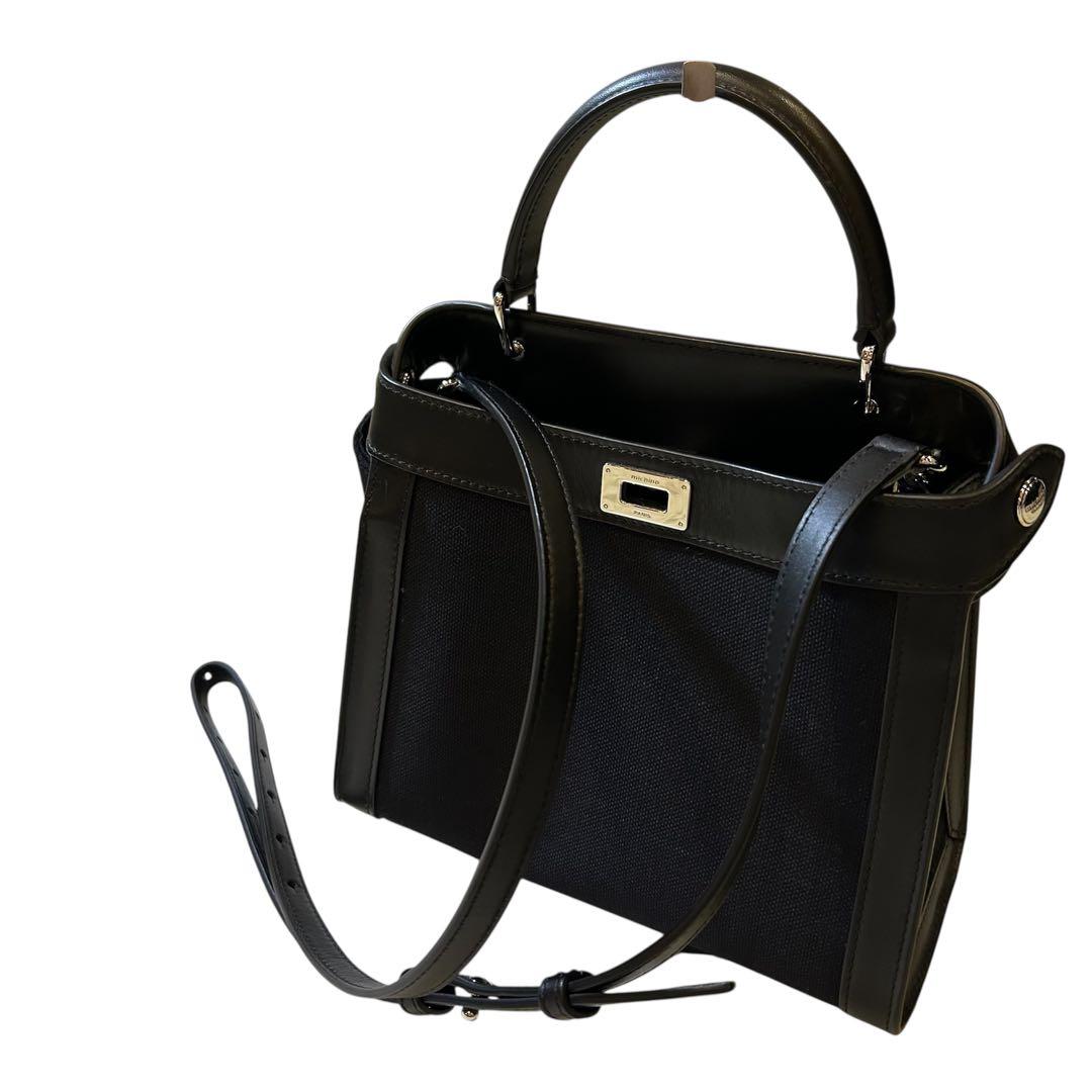 未使用級✨️michino PARIS　ミチノパリ　ルテスミニ　キャンバスレザー