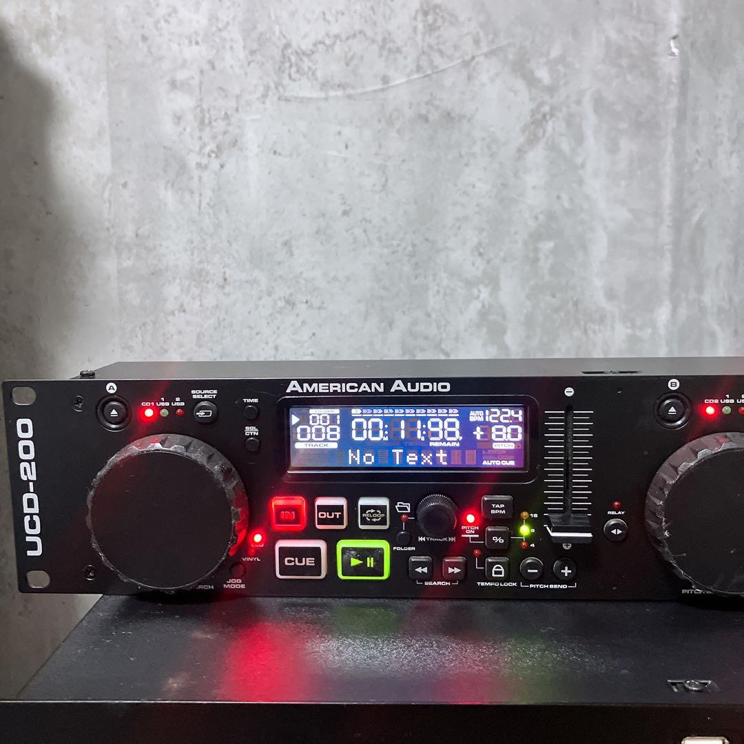 【希少】アメリカンオーディオ デュアルCDプレーヤー UCD-200 CDJ