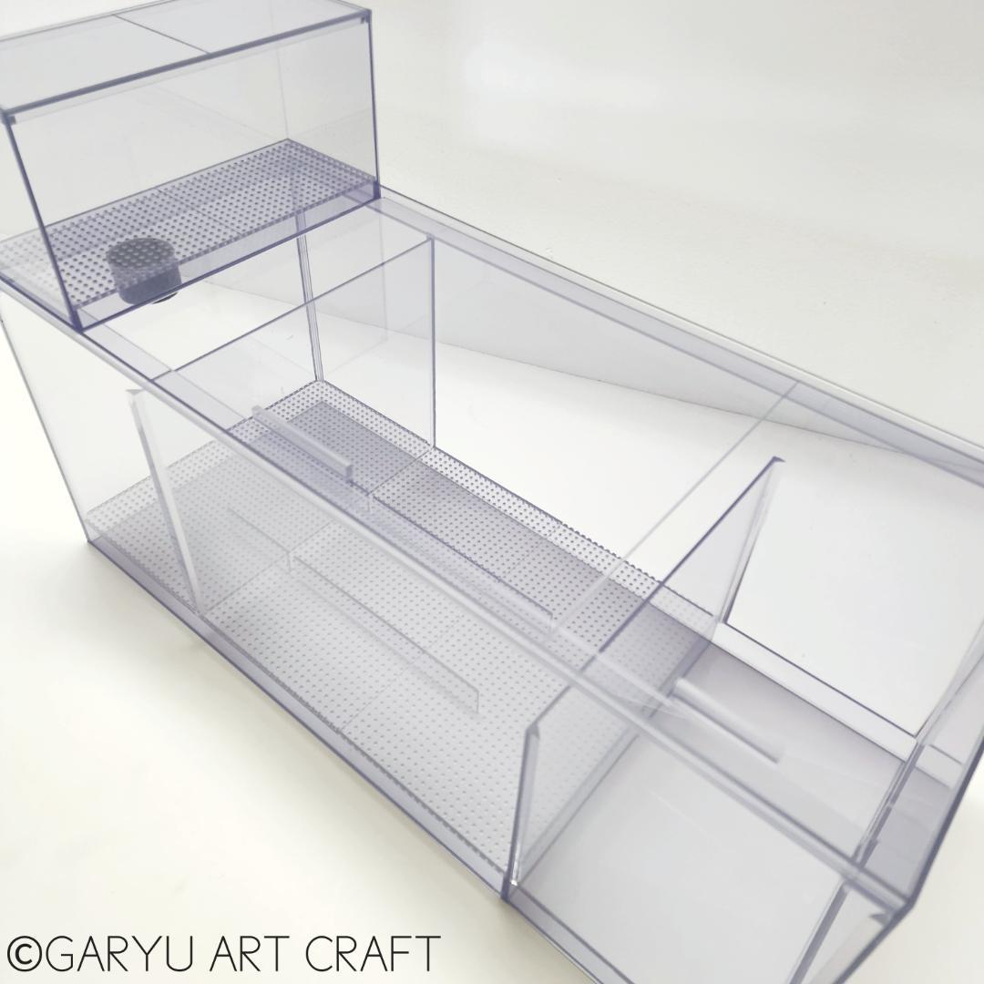 □国産3層式濾過槽□750×300×300h□オーバーフロー水槽用□