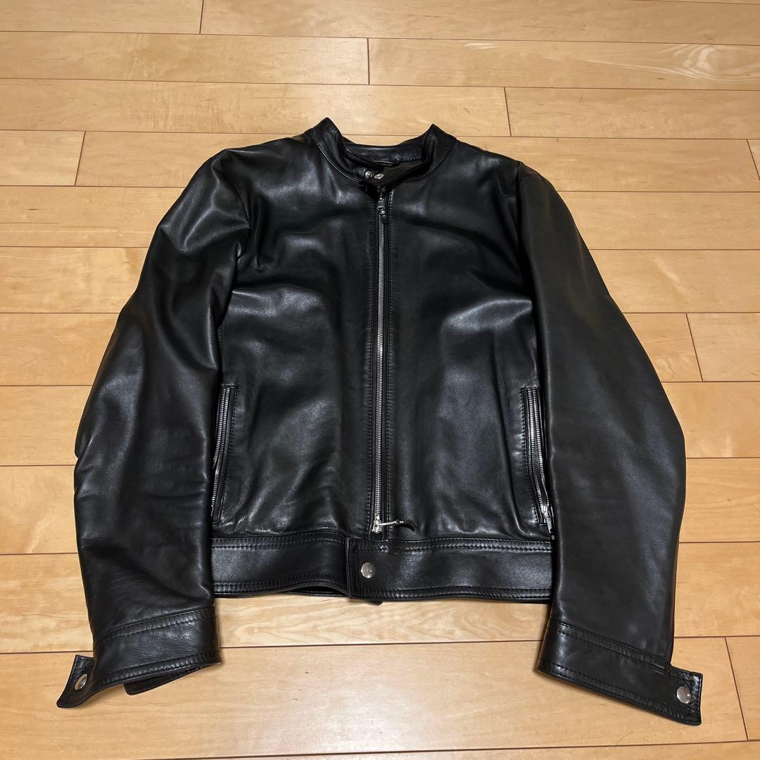 ジャケット・アウター EMMETI Andrea black lamb leather single