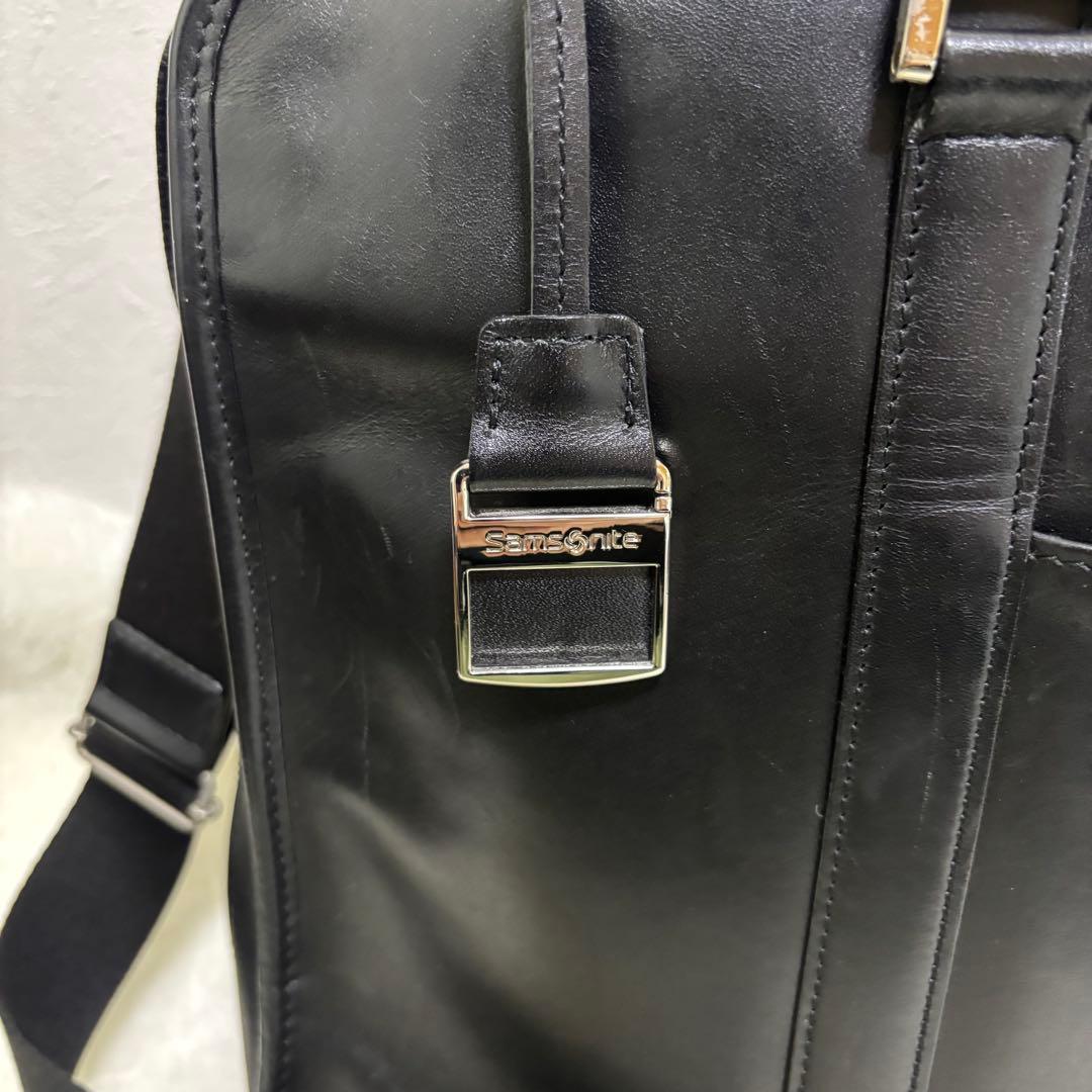 サムソナイト　ビジネスバッグ　ブラックレーベル　デュモンクス　レザー　2way