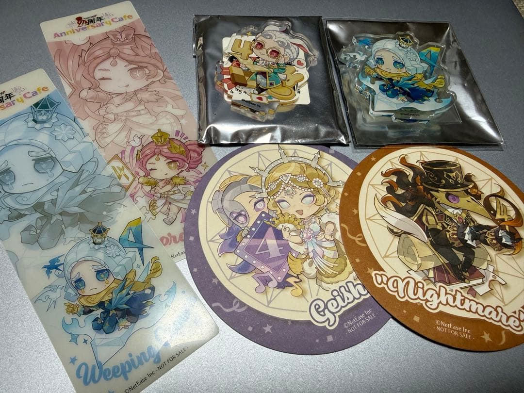 まとめ売り 第五人格 4周年 スイパラ 缶バッジ コースター しおり