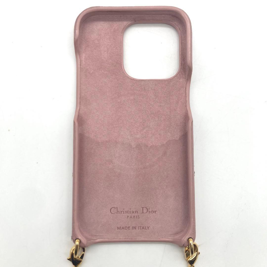 【極美品】クリスチャンディオール iPhoneケース 14pro カナージュ