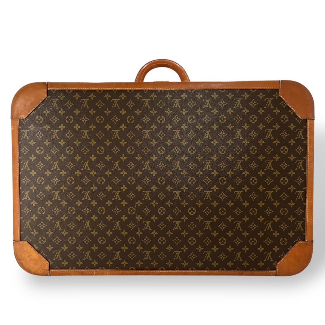 ルイヴィトン　ストラトス80 トランクケース　モノグラム　大型　ブラウン　PVC