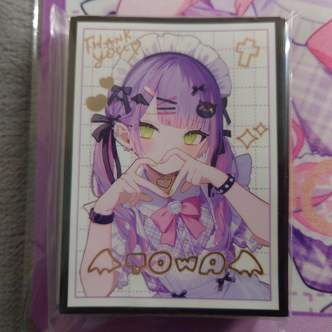 α2 ホロライブ メイド服&ハート 常闇トワ スリーブ&プレイマット