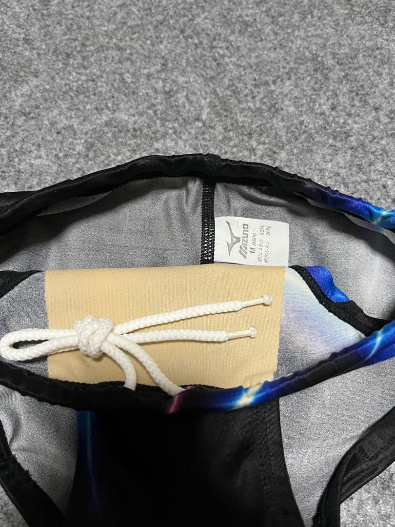 Mizuno 競泳水着 ブラック/ブルー Fina認証