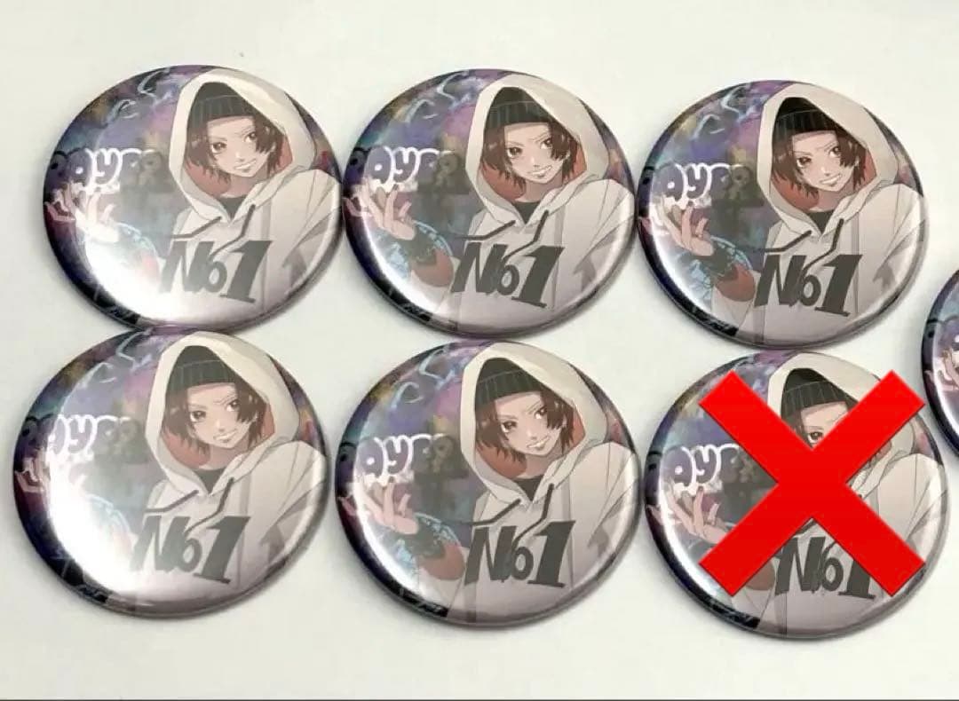 いれいす　りうら　イレバト　缶バッジ　6点