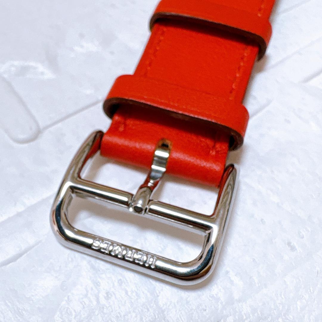 美品✨HERMES エルメス アップルウォッチ用ベルト ヴォースイフト レッド