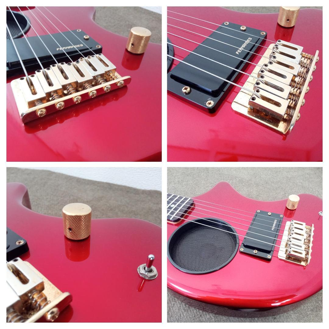 フェルナンデス ZO-3ギター レッド×ゴールドパーツ