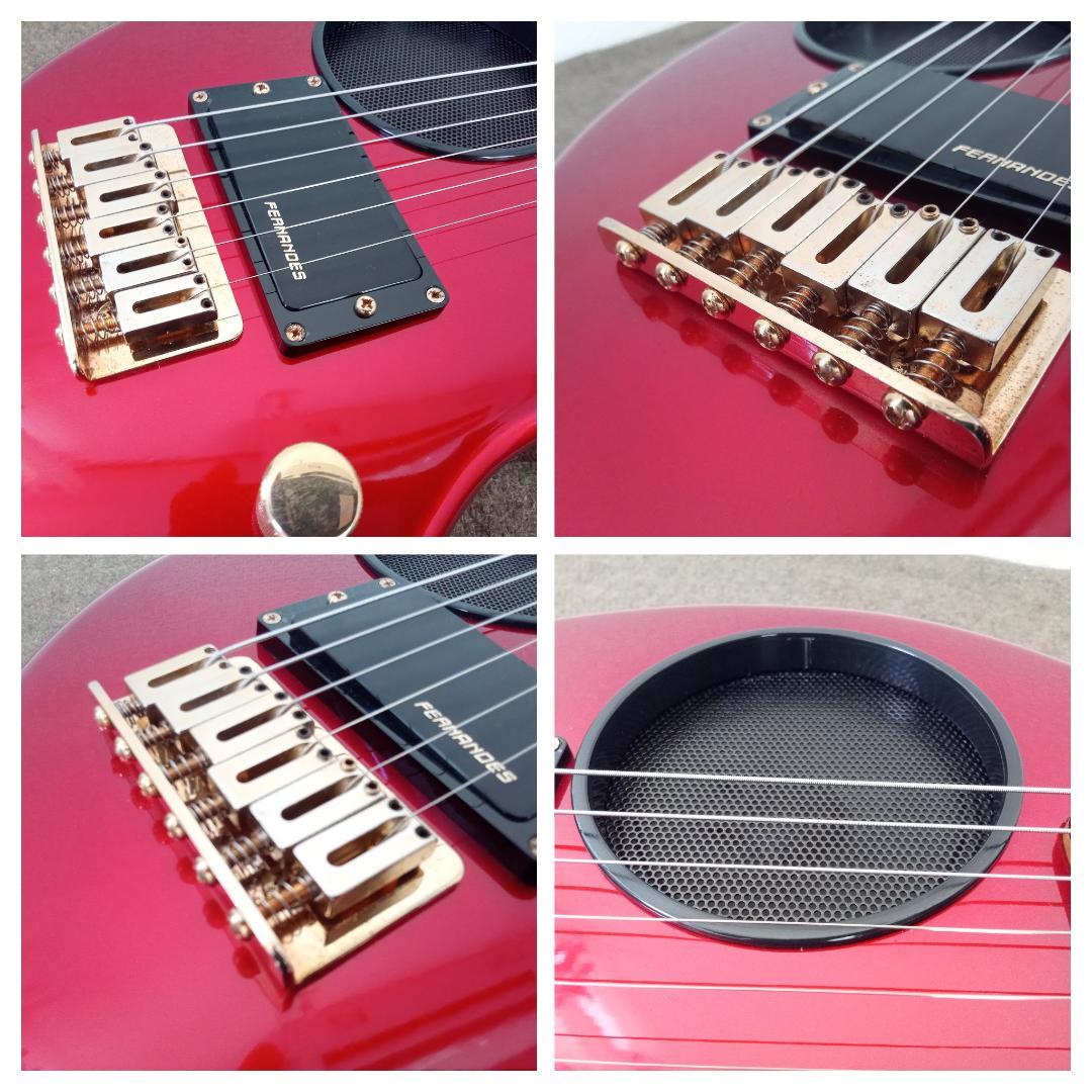 フェルナンデス ZO-3ギター レッド×ゴールドパーツ