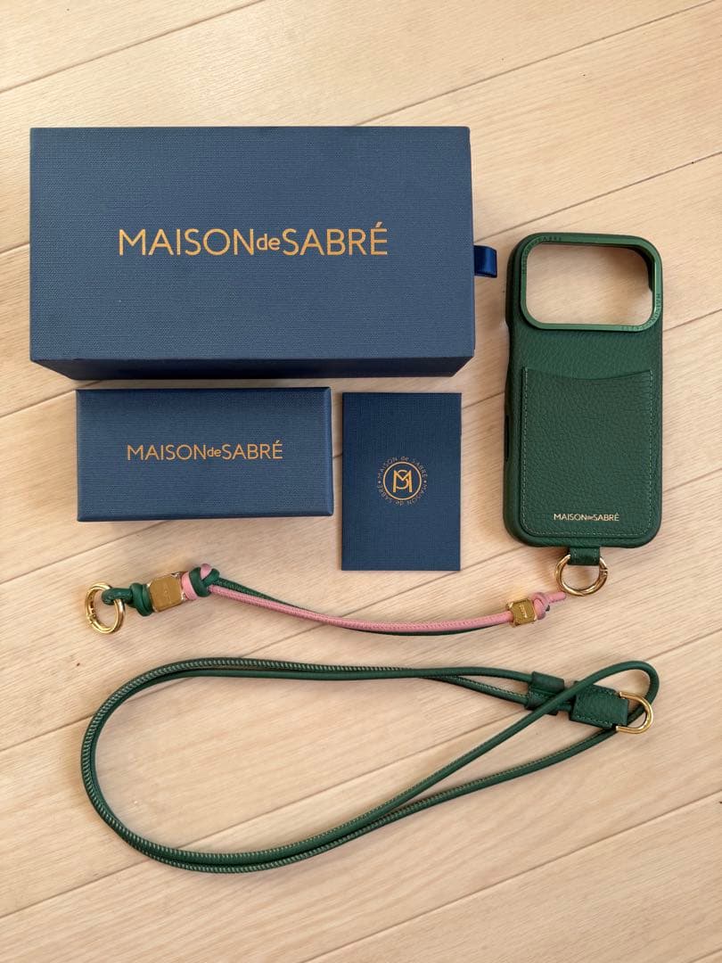 【iPhone17pro】ケースMAISONdeSABRE(メゾンドサブレ)