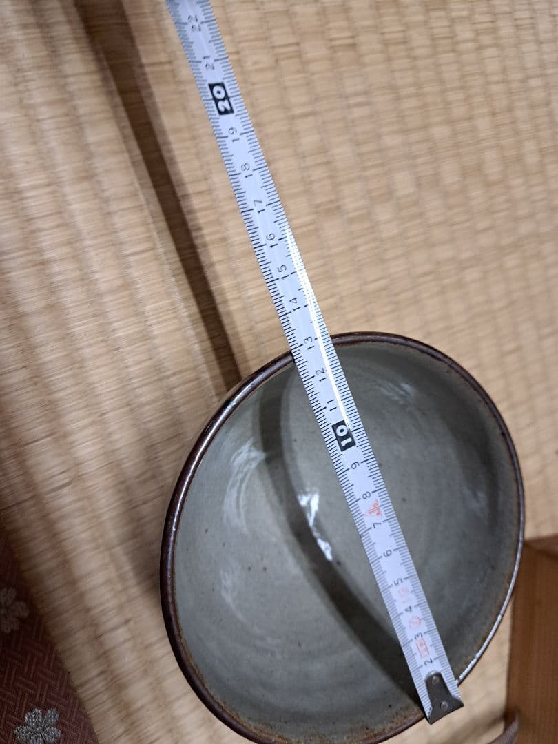 は*な様 超メルカリ市限定。12月15日まで 青緑色の数茶碗 木箱付き　十客入