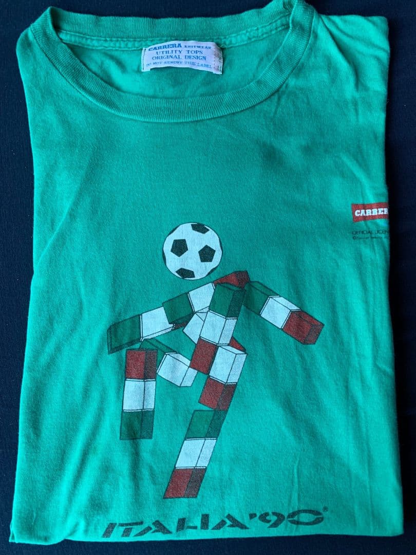 入手不可能！'90WCイタリア 公式キャラクターTシャツ