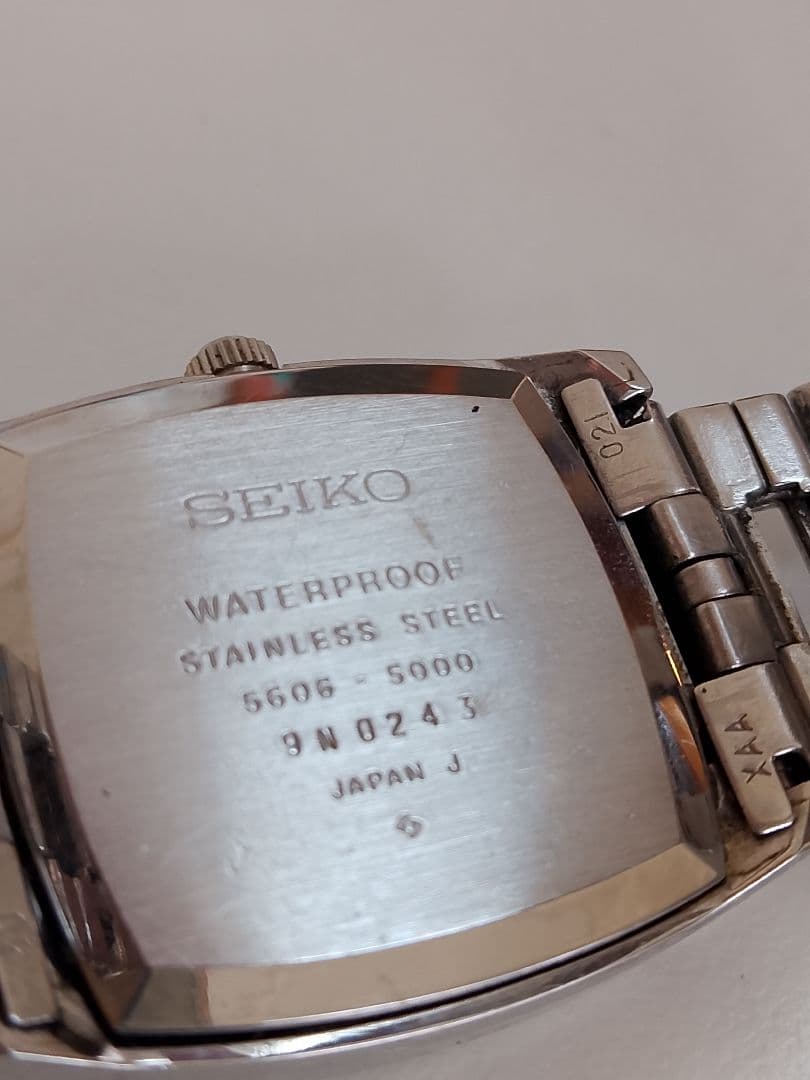 美品可動品☆SEIKO 5606-5000 LORD MATIC　自動巻き腕時計