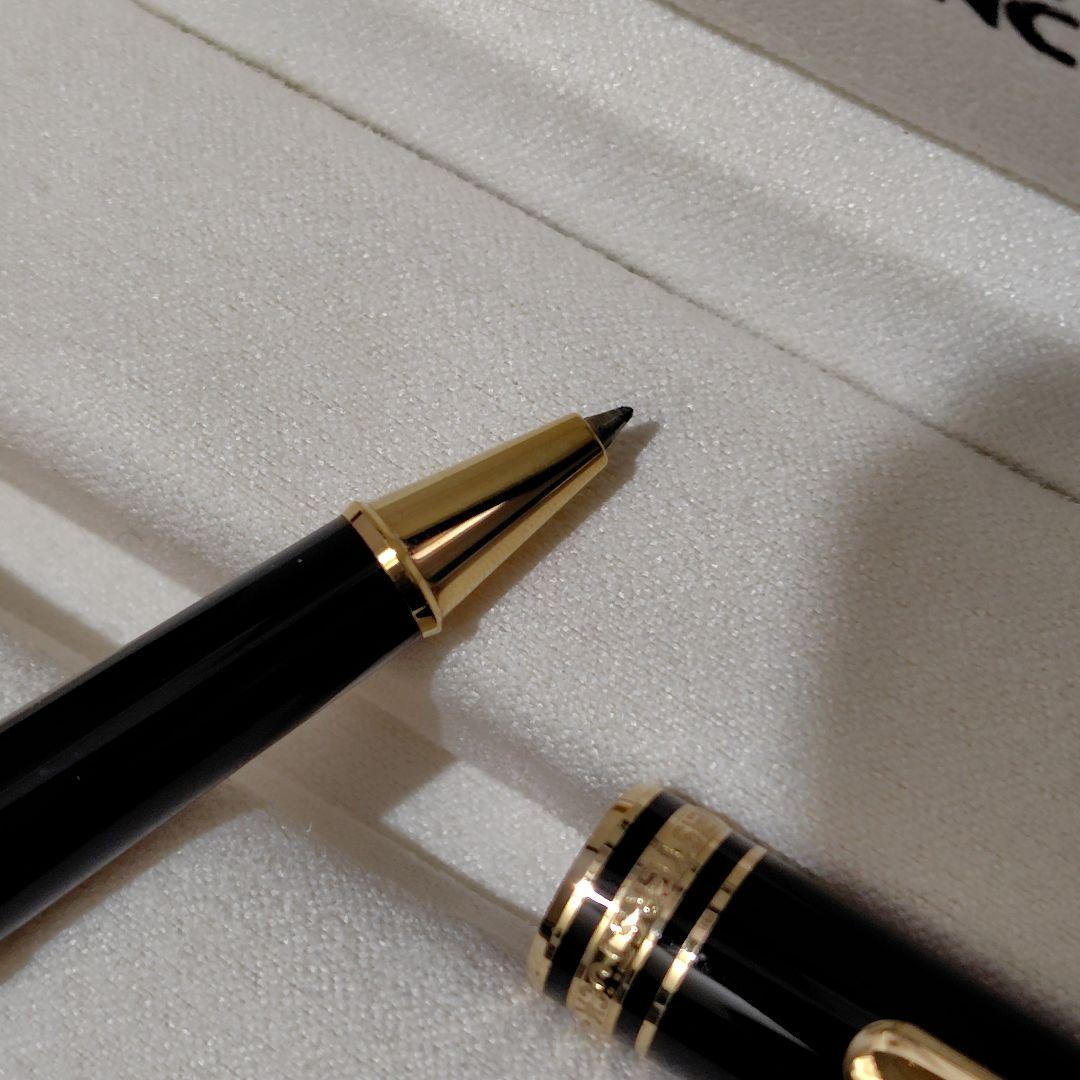 【美品】青インク モンブラン マイスターシュテュック ボールペン