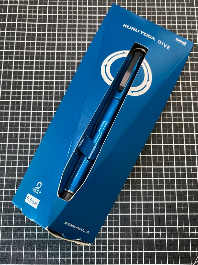 uni KURUTOGA DIVE グランブルー　MP　芯径0.5mm