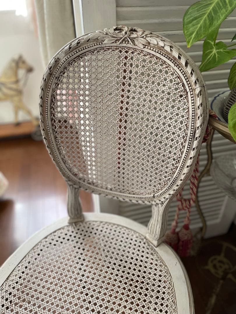 最終価格♡フランスアンティーク ラタン チェア♡フランスアンティーク家具