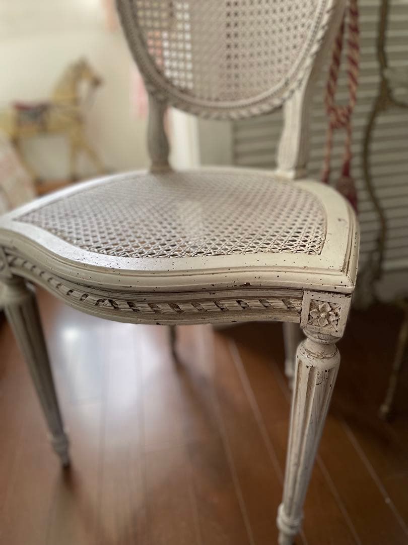 最終価格♡フランスアンティーク ラタン チェア♡フランスアンティーク家具
