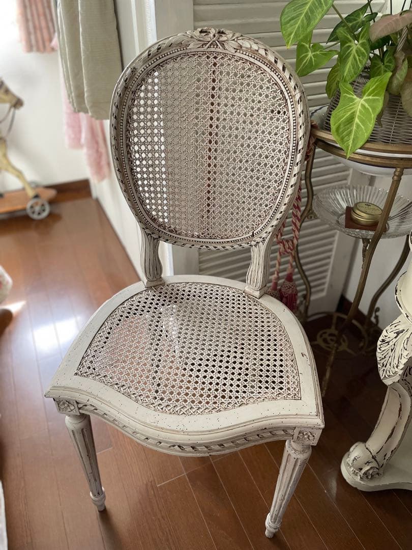 最終価格♡フランスアンティーク ラタン チェア♡フランスアンティーク家具