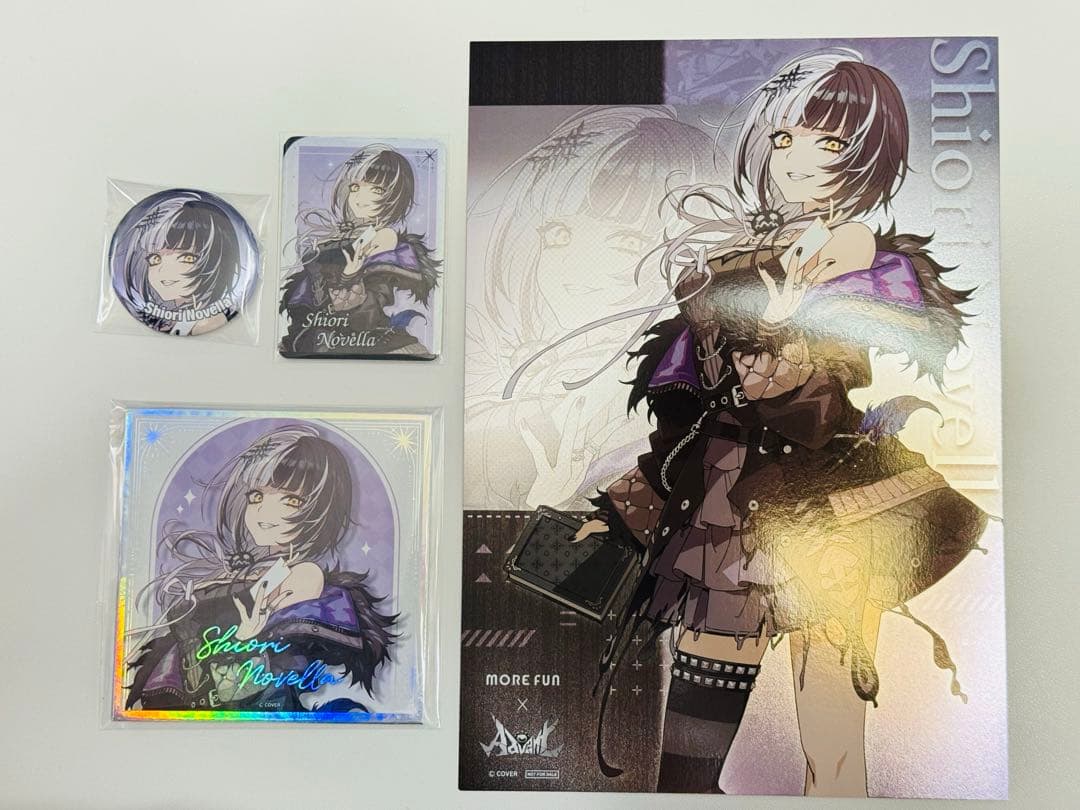 シオリ・ノヴェラ　ホロライブ 台湾限定 萌番 コラボカフェ　グッズセット