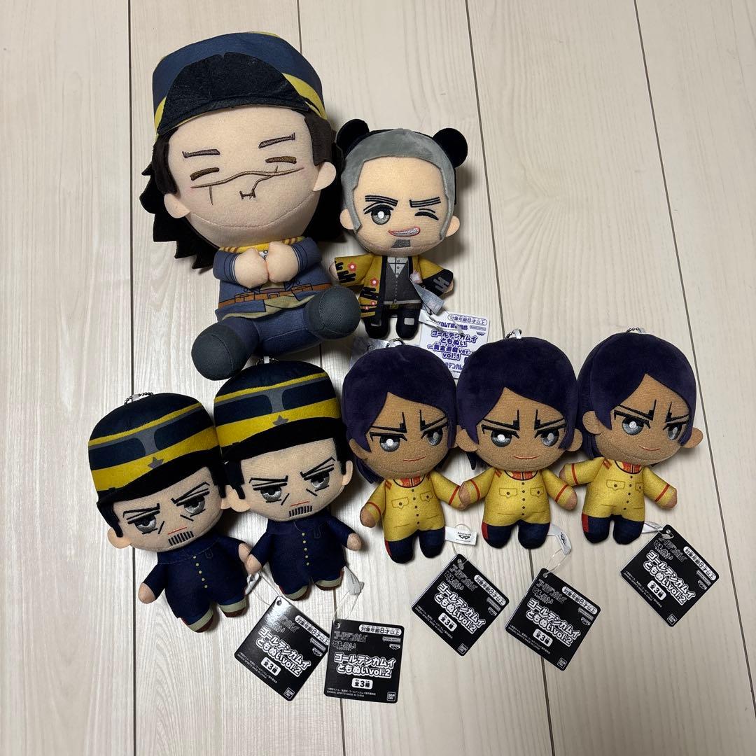 ゴールデンカムイ￼ ぬいぐるみ7個セット まとめ売り￼