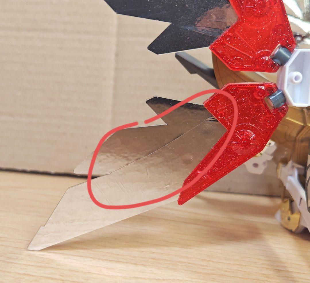 きゅーべー出品 サメの抜け殻 SDガンダム 轟炎武威大将軍 セット