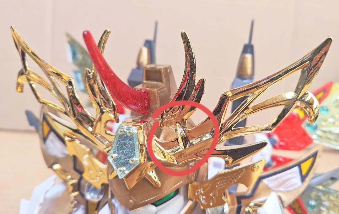 きゅーべー出品 サメの抜け殻 SDガンダム 轟炎武威大将軍 セット