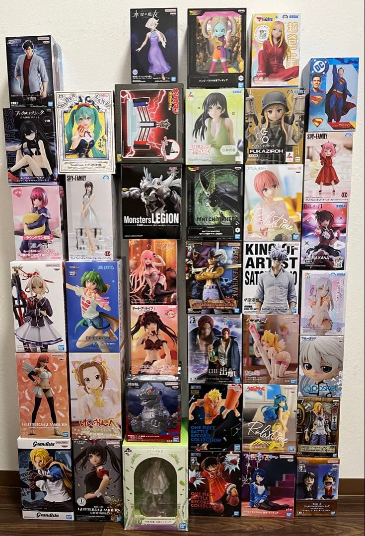 人気フィギュア39個まとめ売り（ドラゴンボール、ワンピース、呪術、美少女など）