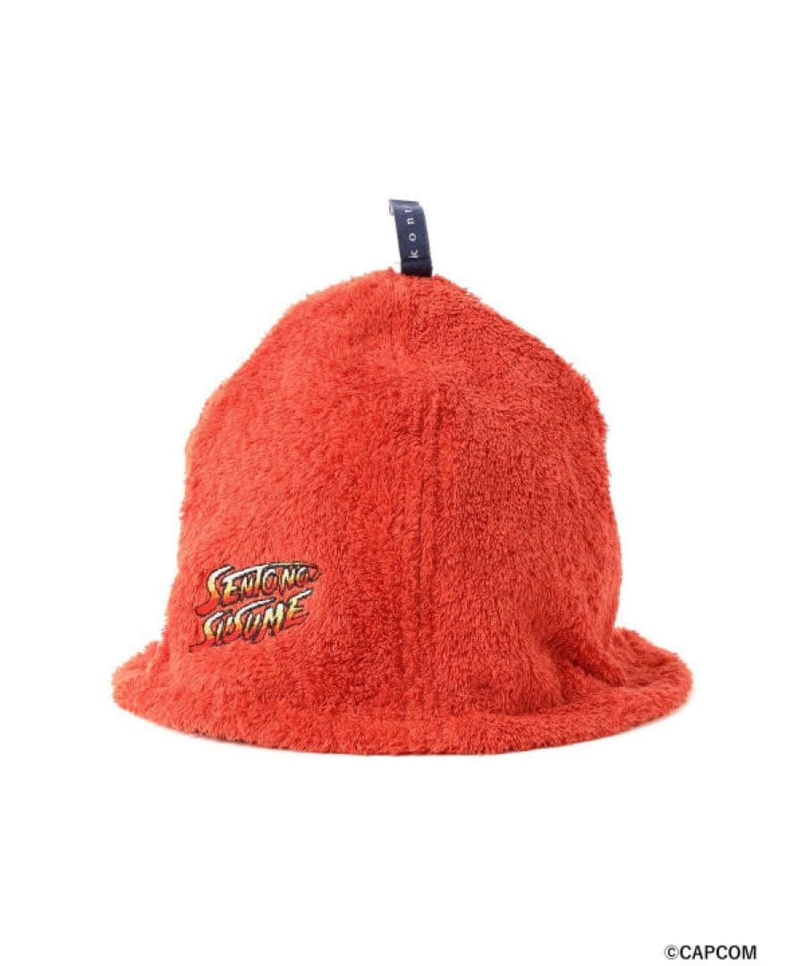 今治サウナハット ストリートファイターコラボ 橙 オレンジ BEAMS ビームス